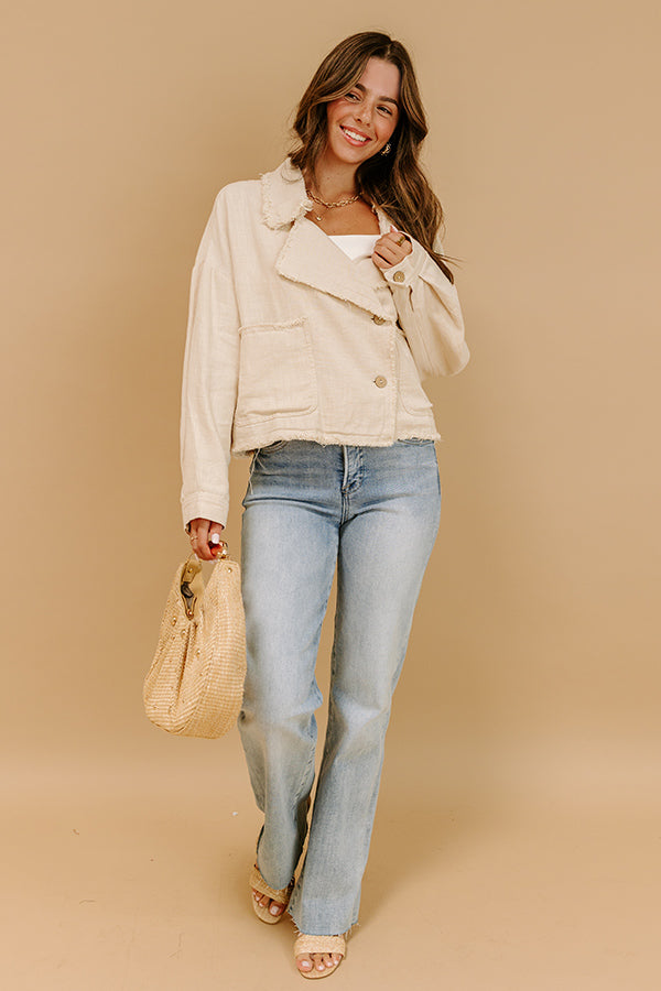 Impressions City Layers Linen-Blend Jacket