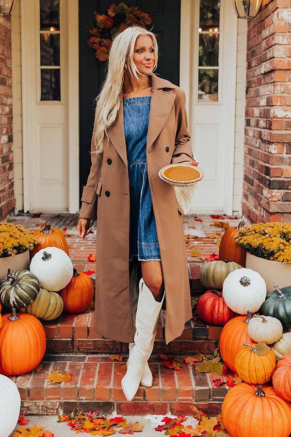 Impressions City Nights Coat in Mocha