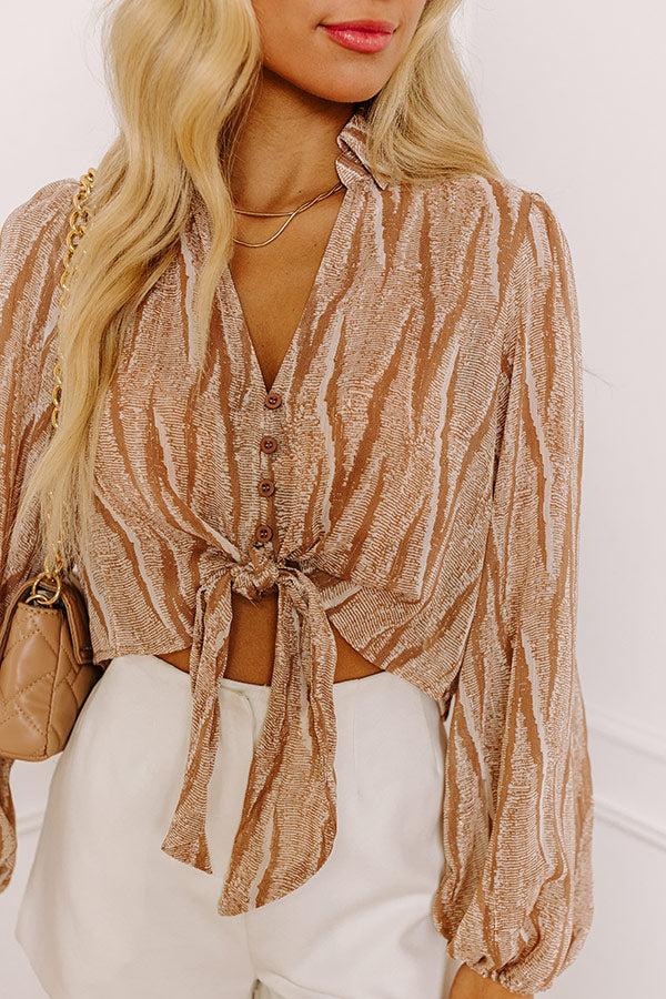 Impressions City On Speed Dial Chiffon Top