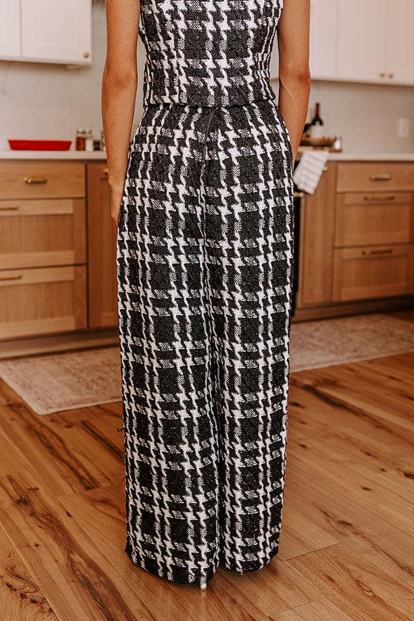 Impressions City Socialite High Waist Tweed Pants