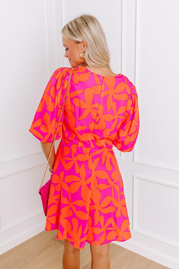 Impressions Cityscape Chic Floral Mini Dress