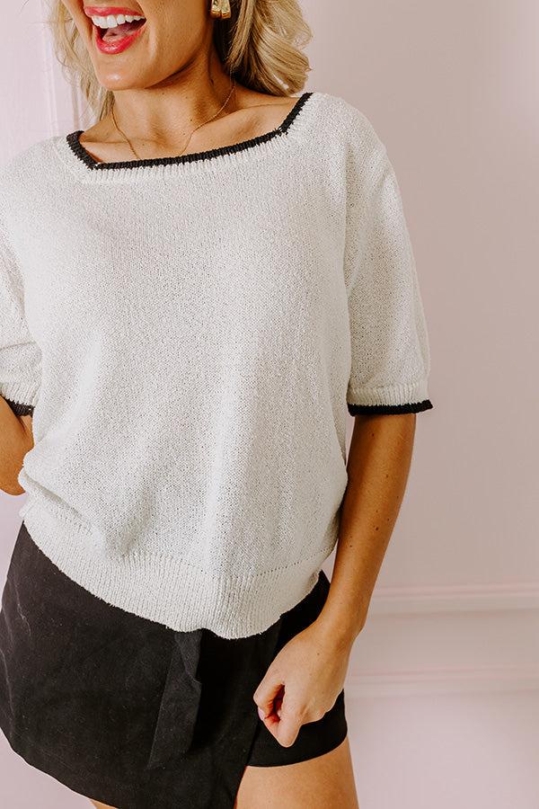 Impressions Classic Cutie Knit Top