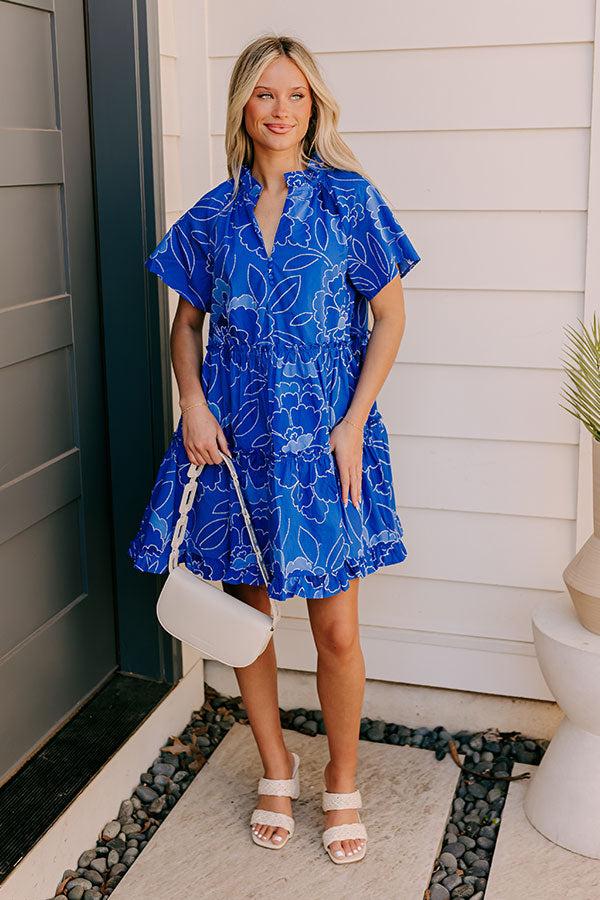 Impressions Clever And Kind Floral Mini Dress