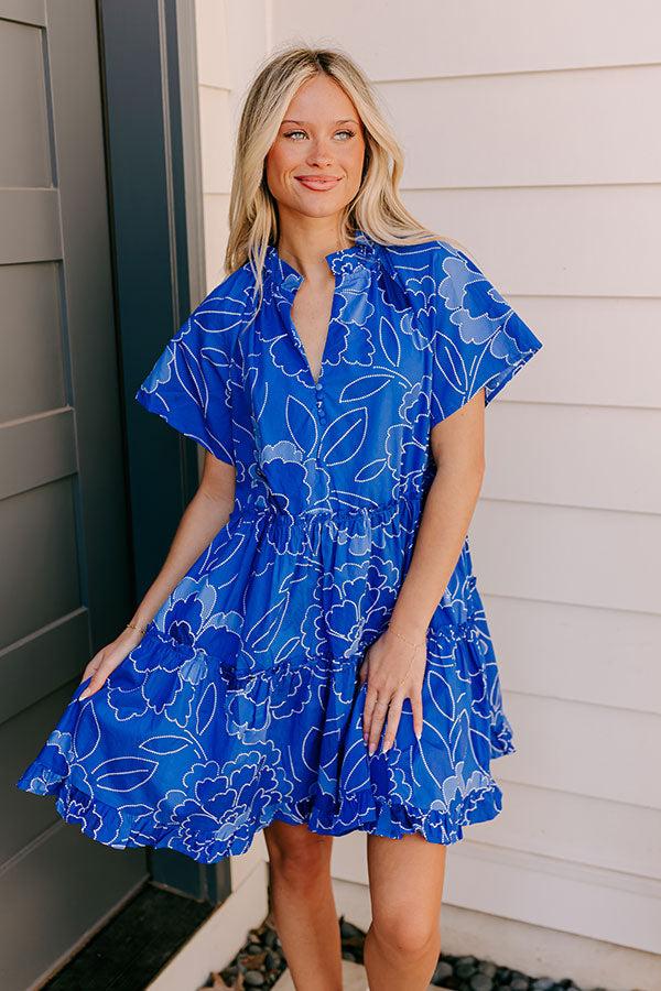 Impressions Clever And Kind Floral Mini Dress