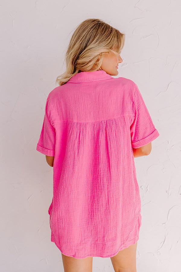 Impressions Coastal Bliss Top In Pink