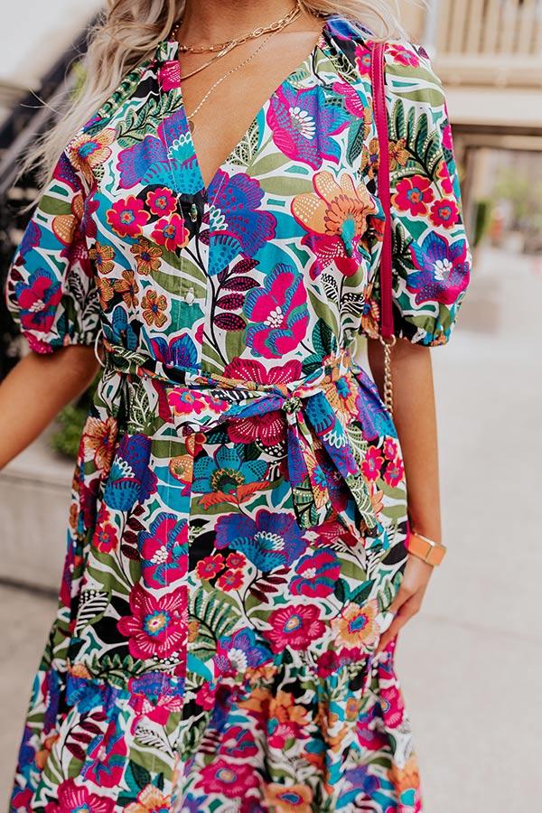 Impressions Coastal Charisma Midi In Green