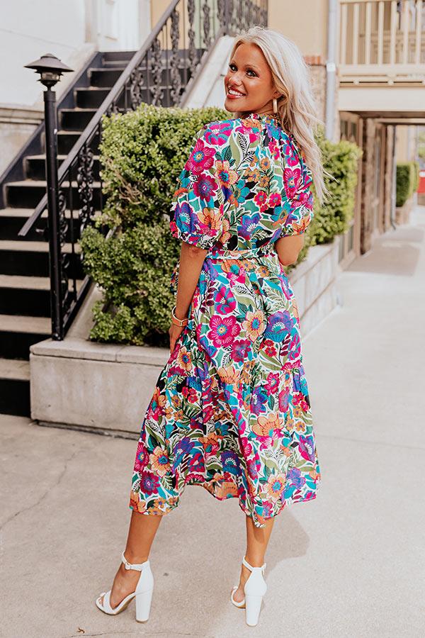 Impressions Coastal Charisma Midi In Green