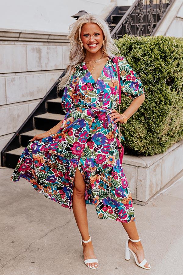 Impressions Coastal Charisma Midi In Green