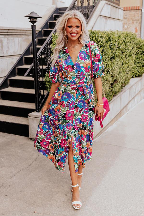 Impressions Coastal Charisma Midi In Green