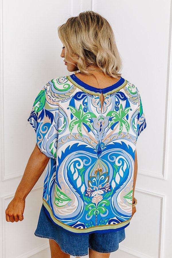 Impressions Coastal Charisma Shift Top