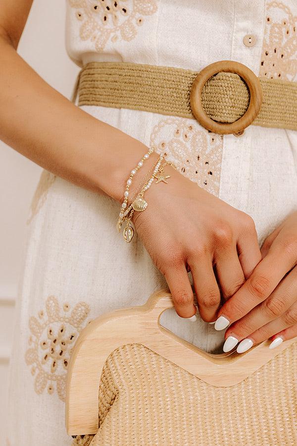 Impressions Coastal Charm Stretch Bracelet Set