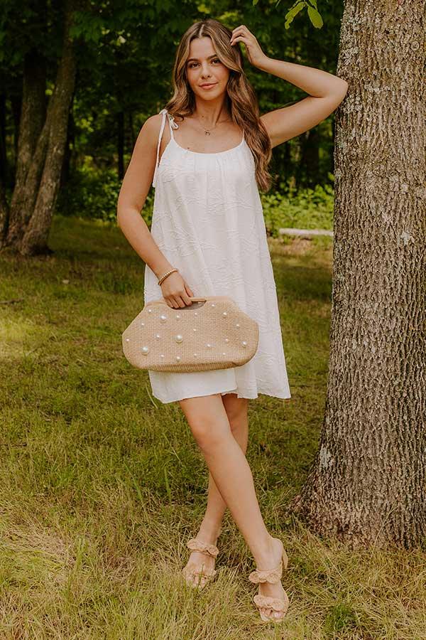 Impressions Coastal Cutie Jacquard Mini Dress