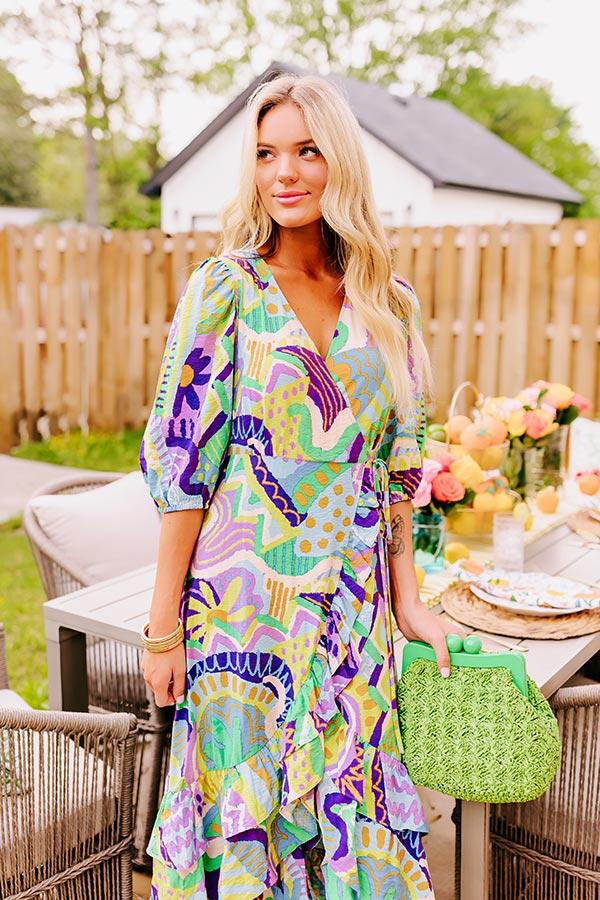 Impressions Coastal Date Night Wrap Midi