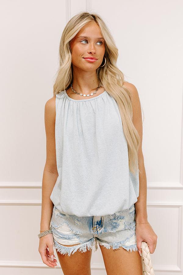 Impressions Coastal Daydream Top in Limpet Shell