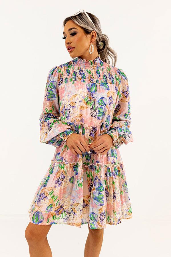 Impressions Coastal Kisses Floral Shift Dress