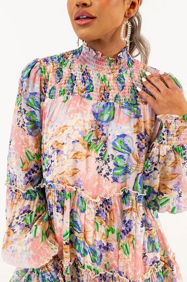 Impressions Coastal Kisses Floral Shift Dress