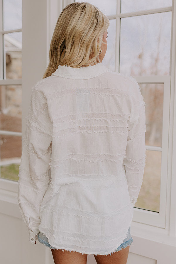 Impressions Coastal Views Button Up