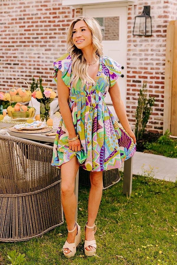 Impressions Coconut Cove Babydoll Mini Dress