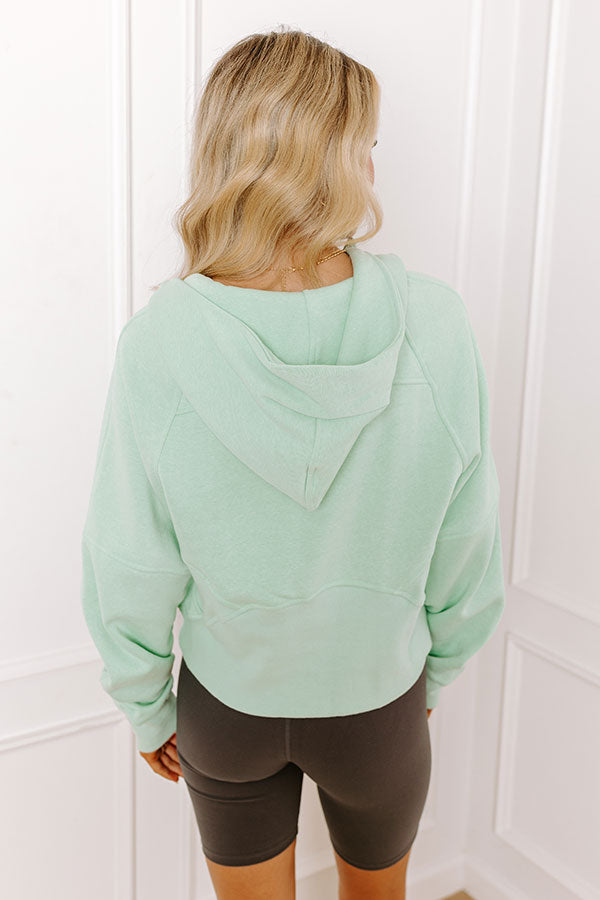 Impressions Coffee Run Cutie Pullover In Mint