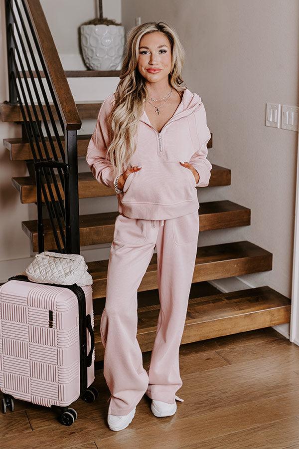 Impressions Coffee Run Cutie Pullover In Pink