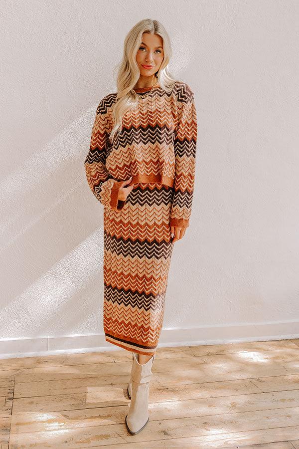 Impressions Coffee Shop Cuddles Knit Sweater Top