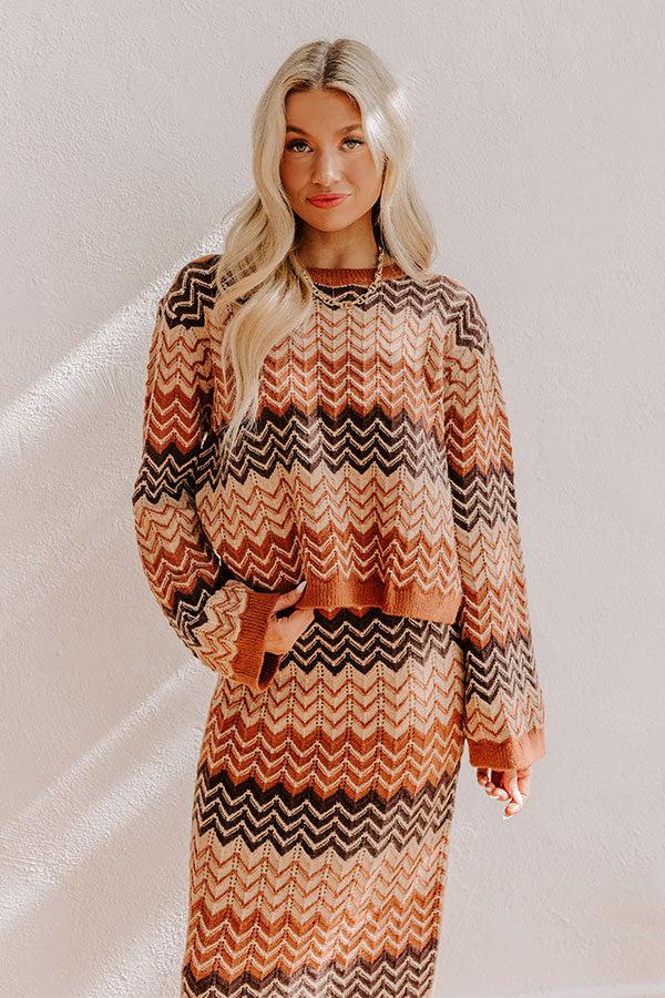 Impressions Coffee Shop Cuddles Knit Sweater Top