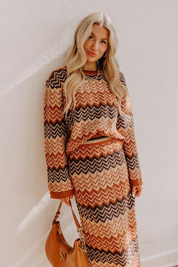 Impressions Coffee Shop Cuddles Knit Sweater Top