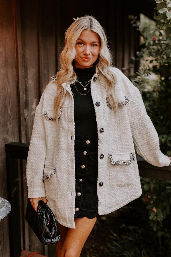 Impressions Comfy Glam Tweed Jacket
