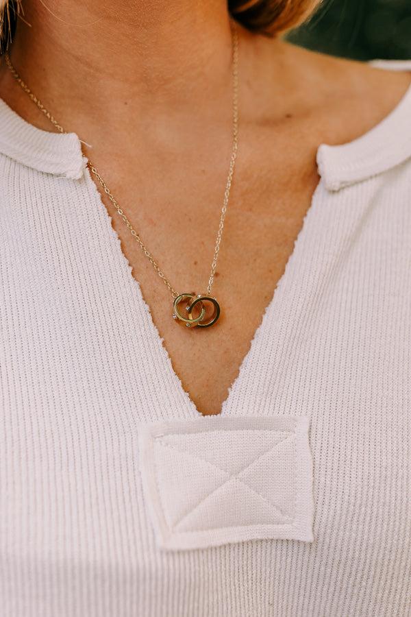 Impressions Composed Charm Necklace In Gold