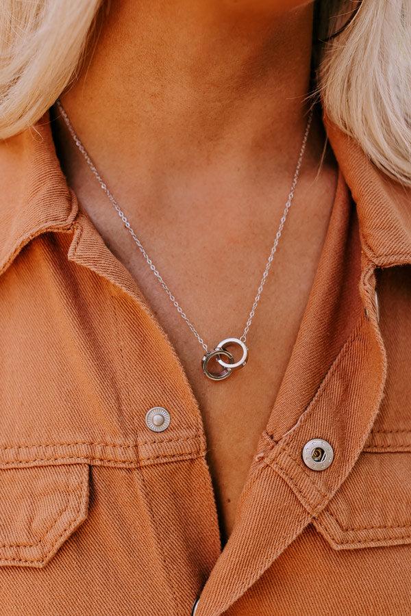 Impressions Composed Charm Necklace In Silver