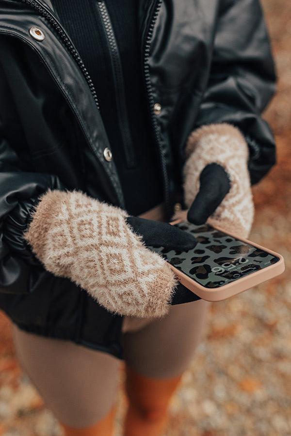 Impressions Cool Touch Tech Gloves in Taupe