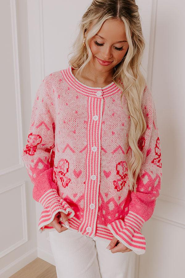 Impressions Coquette Charm Knit Sweater