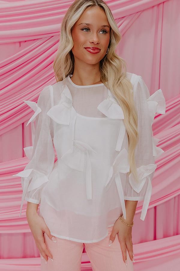 Impressions Coquette Crush Shift Top