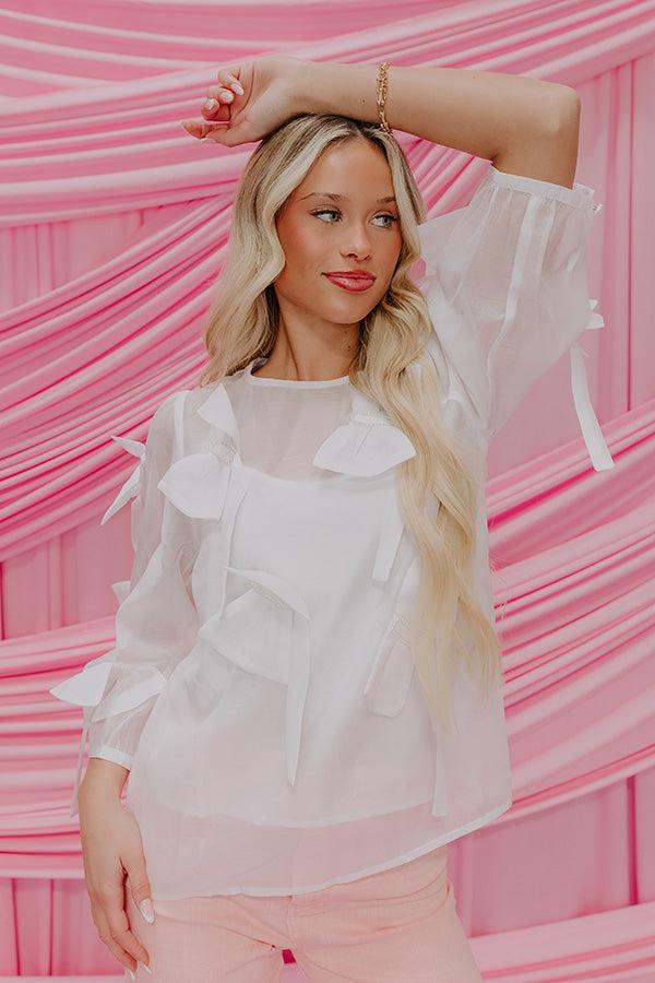 Impressions Coquette Crush Shift Top