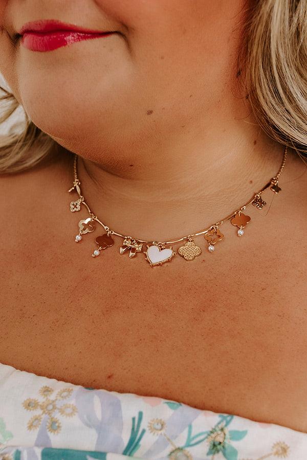 Impressions Coquette Hour Charm Necklace