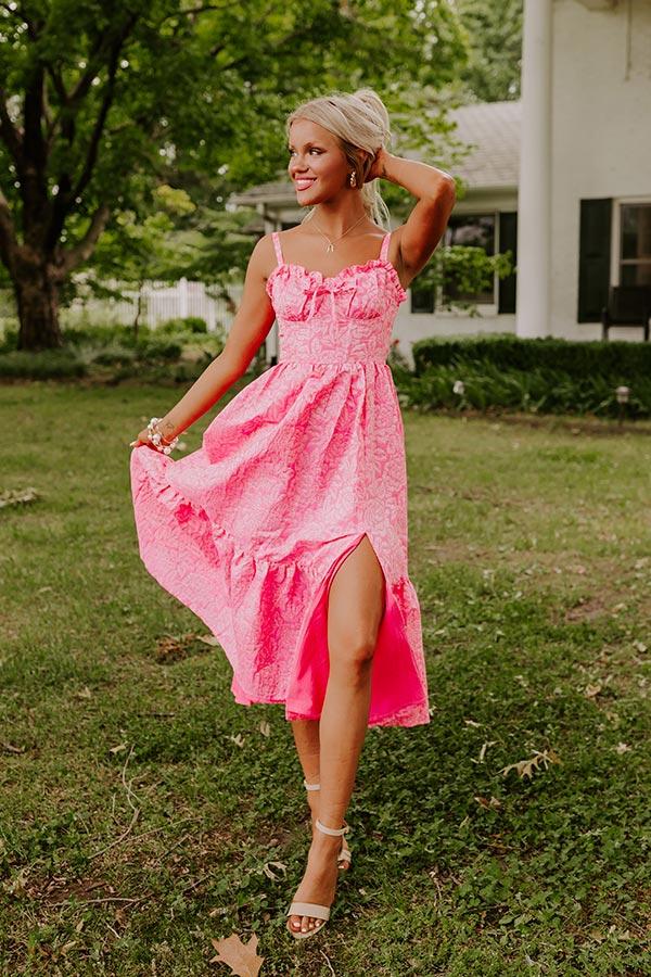 Impressions Cosmos and City Lights Jacquard Midi