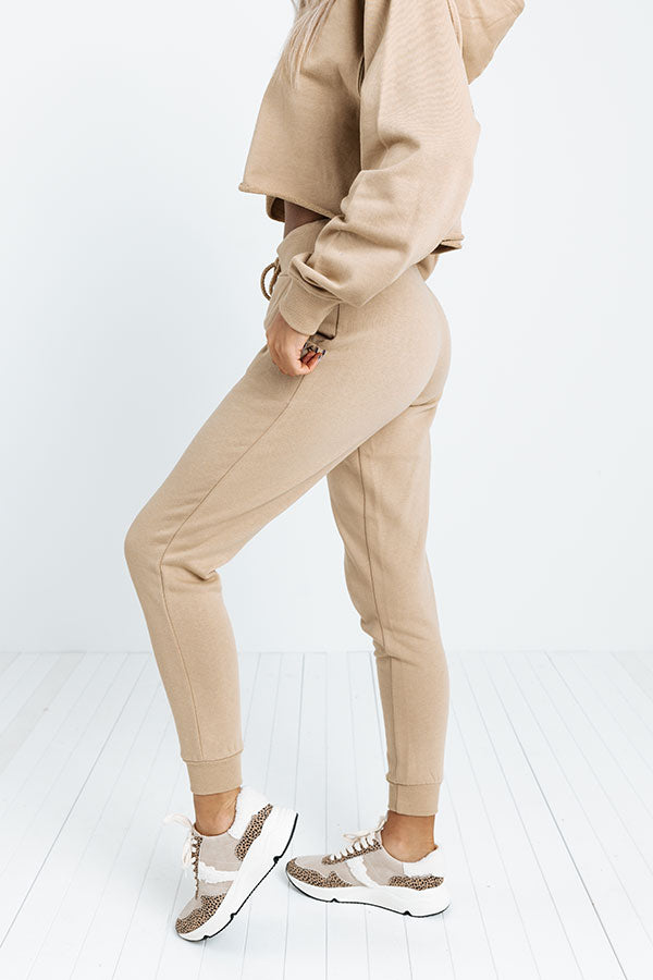 Impressions Count On You Joggers In Khaki