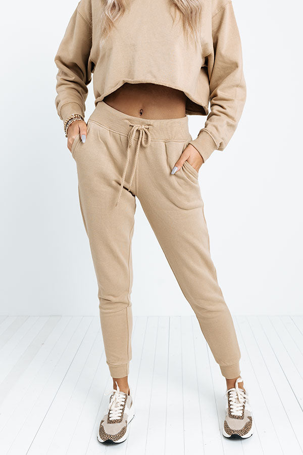 Impressions Count On You Joggers In Khaki