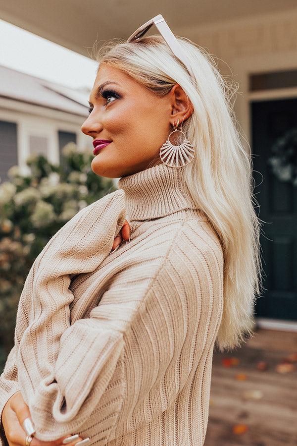 Impressions Country Chic Earrings In Taupe