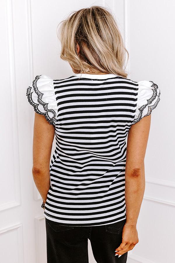 Impressions Country Club Charm Stripe Top