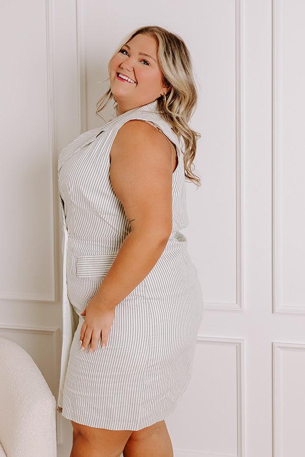 Impressions Country Club Chic Wrap Dress Curves