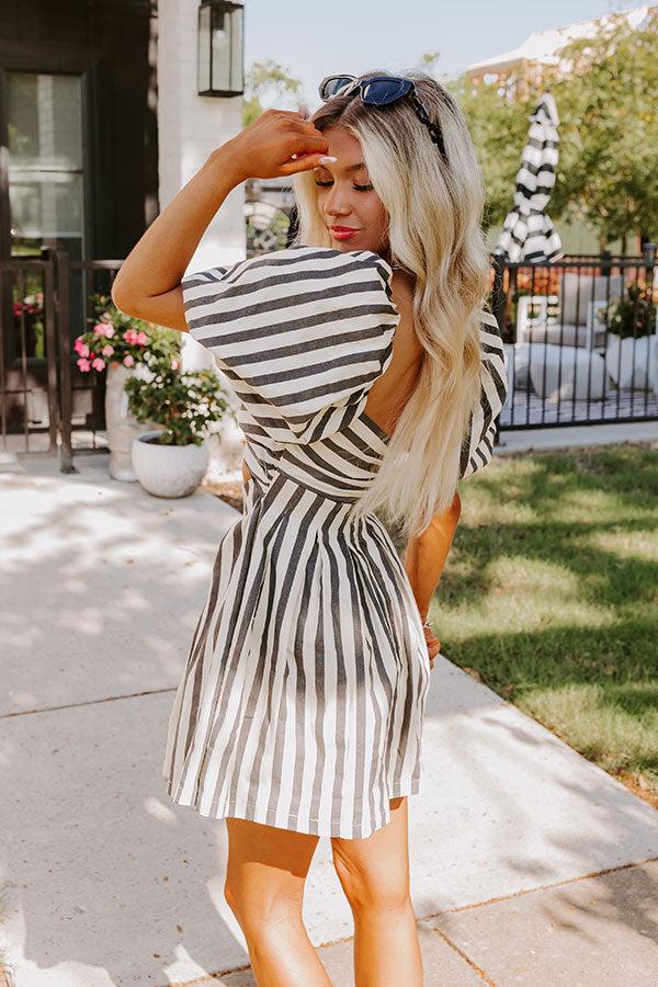 Impressions Country Club Classic Stripe Mini Dress