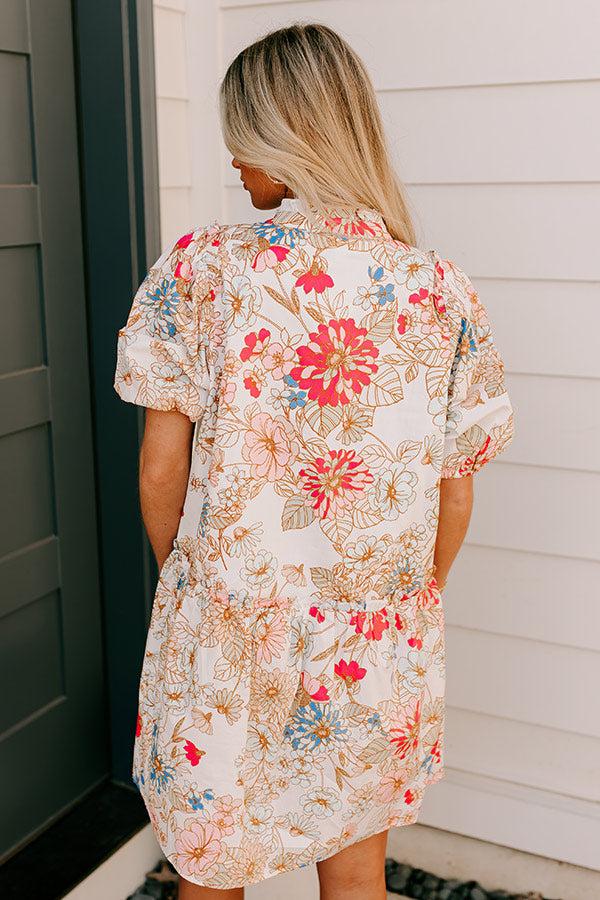 Impressions Countryside Bliss Floral Mini Dress