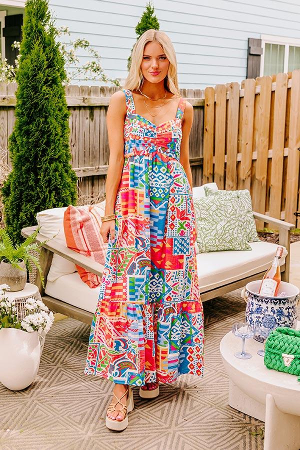Impressions Cozumel Bound Maxi Dress