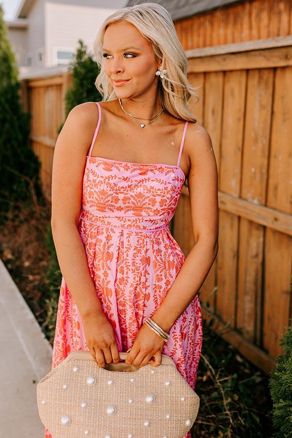 Impressions Cozumel Cutie Floral Midi Dress