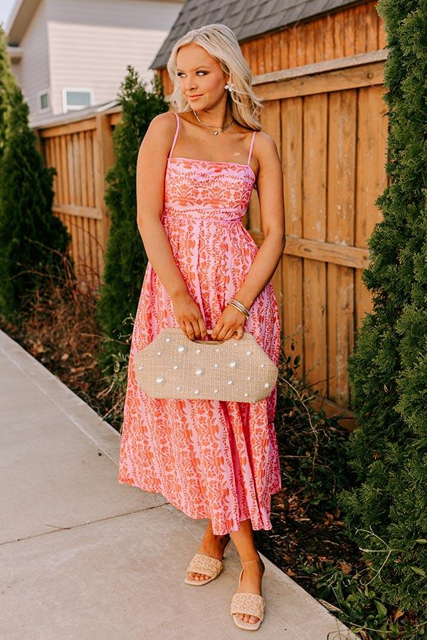 Impressions Cozumel Cutie Floral Midi Dress