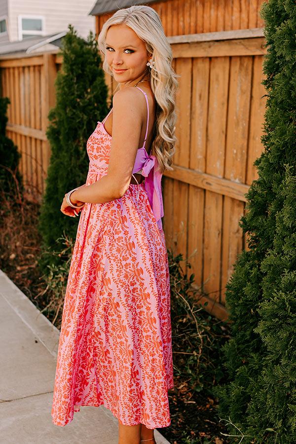 Impressions Cozumel Cutie Floral Midi Dress