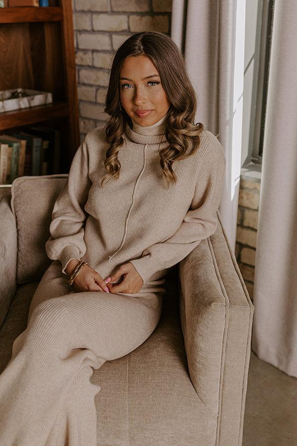 Impressions Cozy A La Mode Knit Sweater Top