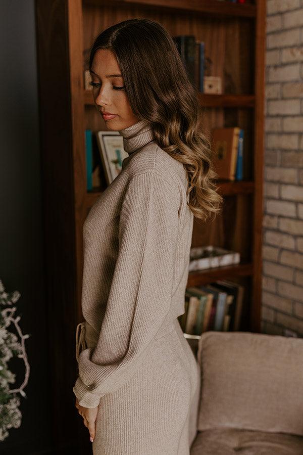 Impressions Cozy A La Mode Knit Sweater Top