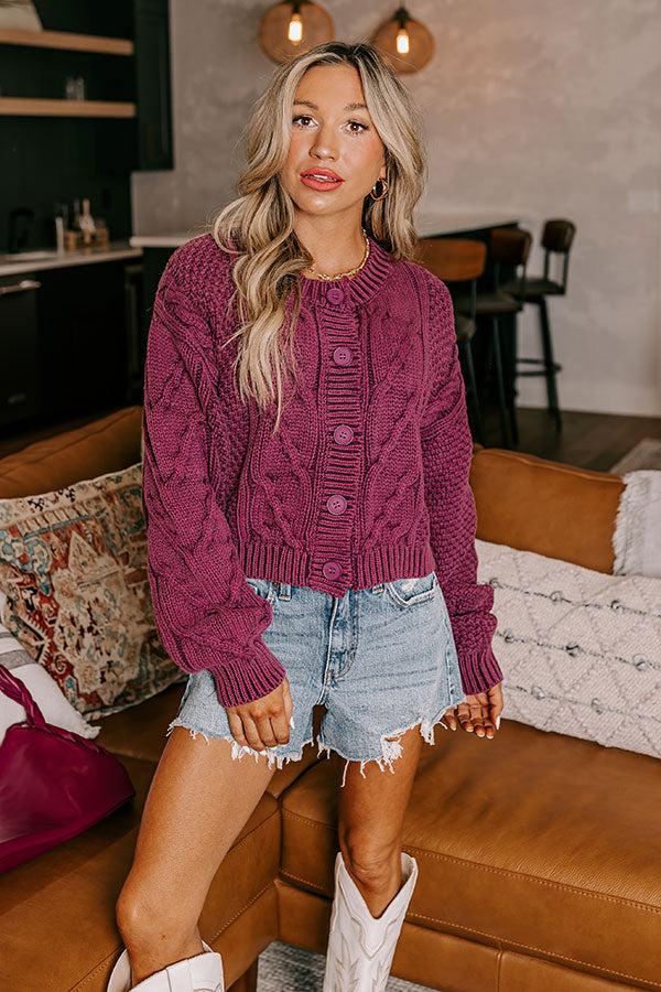 Impressions Cozy Cabin Cable Knit Sweater